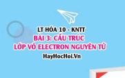 Cách viết cấu hình Electron nguyên tử? Biểu diễn cấu hình E theo orbital? đặc điểm lớp E ngoài cùng? Hóa 10 bài 3 KNTT